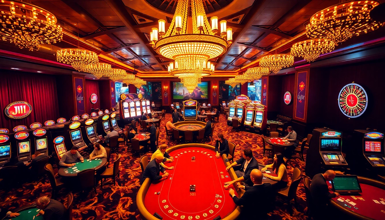 Experience the thrill of winning with https://jili.green as players enjoy intense casino action at a vibrant gaming table.