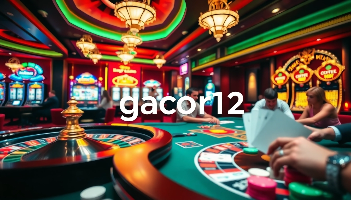 Feel the thrill with gacor123 at the bustling poker table, where high-stakes excitement unfolds amidst vibrant casino lights.